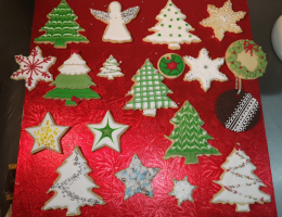 Decorated Christmas Cookies