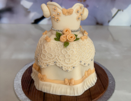 Princess dress cake