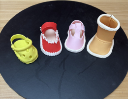 Mini modelled shoes